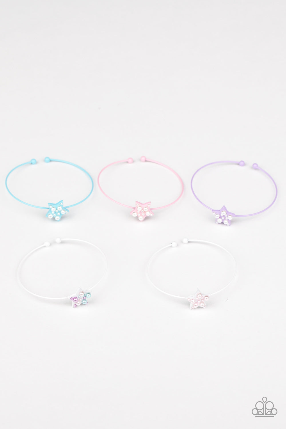 Starlet Shimmer Bracelet - Pearl-Dotted Star