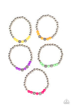 Load image into Gallery viewer, Starlet Shimmer Bracelet - Floral Charms
