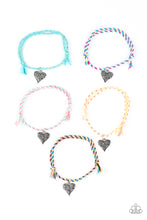 Load image into Gallery viewer, Starlet Shimmer Bracelet - Heart Charms
