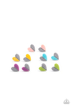 Load image into Gallery viewer, Starlet Shimmer Stripped Hearts - Earring

