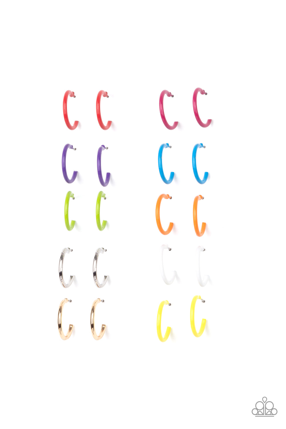 Starlet Shimmer Hoop Earrings