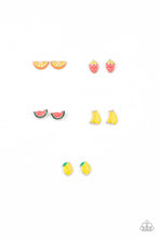 Load image into Gallery viewer, Starlet Shimmer Fruit Earrings
