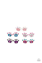 Load image into Gallery viewer, Starlet Shimmer Crown Earrings
