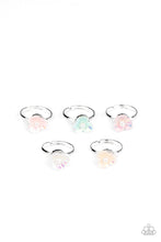 Load image into Gallery viewer, Starlet Shimmer - Iridescent Flower Rings

