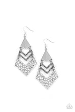 Load image into Gallery viewer, Work Hazard - Silver Earrings
