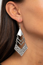 Load image into Gallery viewer, Work Hazard - Silver Earrings

